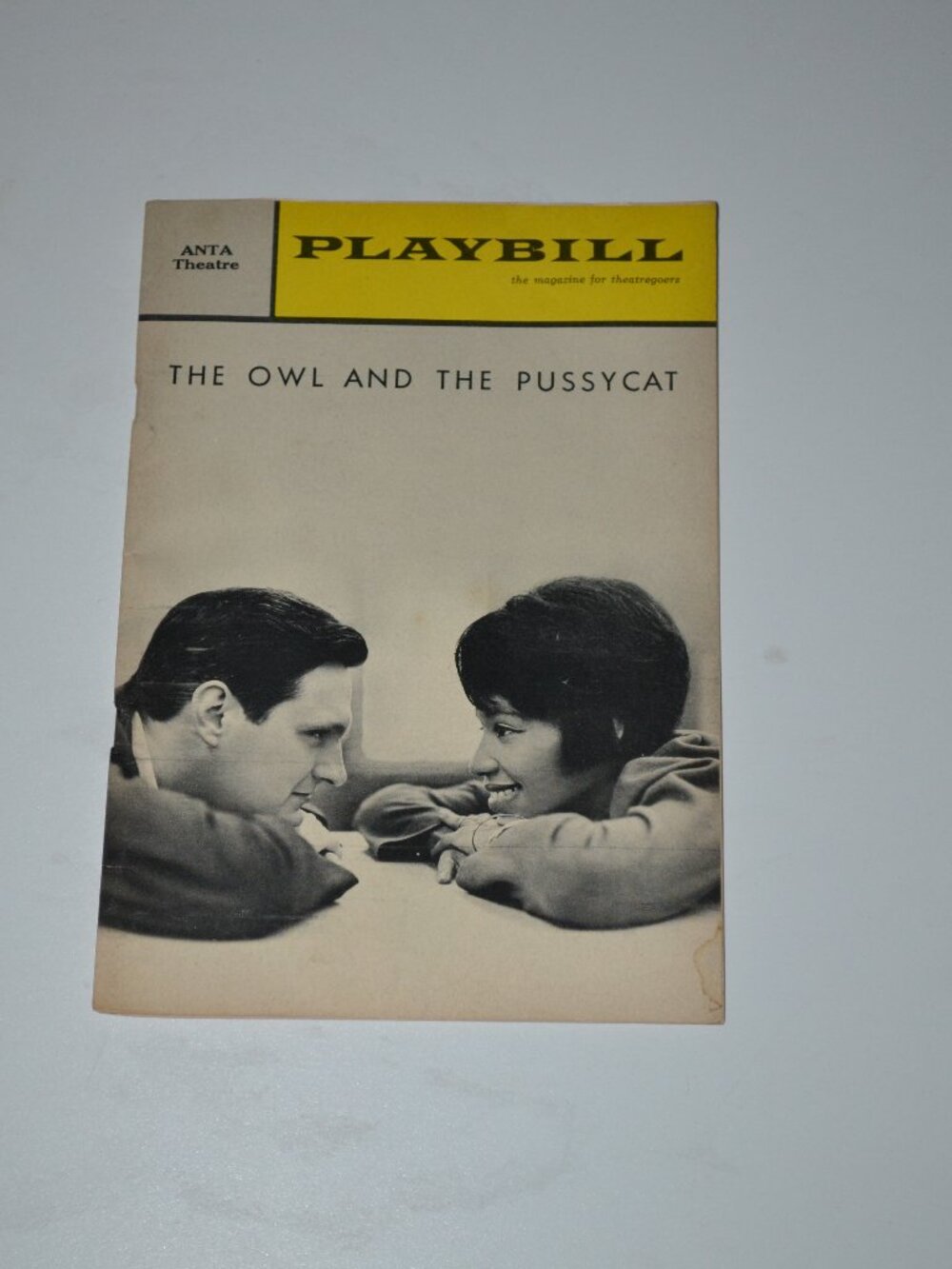 PLAYBILL - The Owl And The PussyCat , January 1965 Anta Theatre